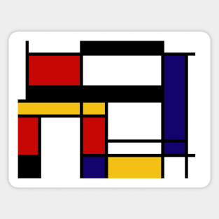 Mondrian Sticker